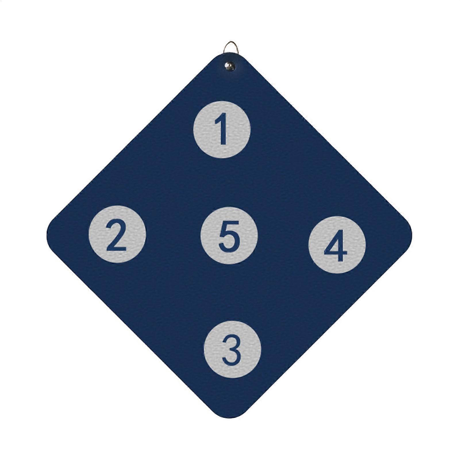 Fencing Training Equipment Wall Mounted Practice Gear With Five Bulls Eye Targets For Saber Training Compact Dark Blue