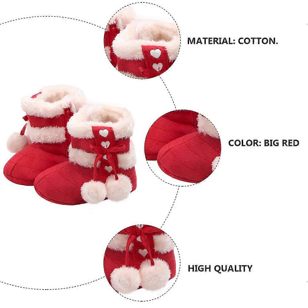Cotton Winter Prewalker Baby Boots Toddlers Christmas 1 Pair