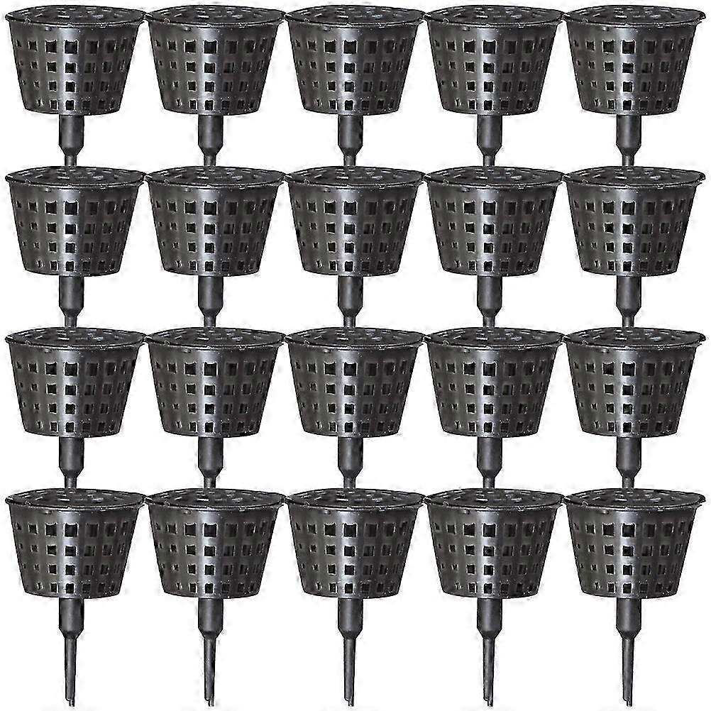 Gardening Supplies Fertilizer Box Black Rectangular Shape Protect from Wind 30Pcs