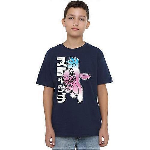 Lilo & Stitch Boys Anime Jumping T-Shirt