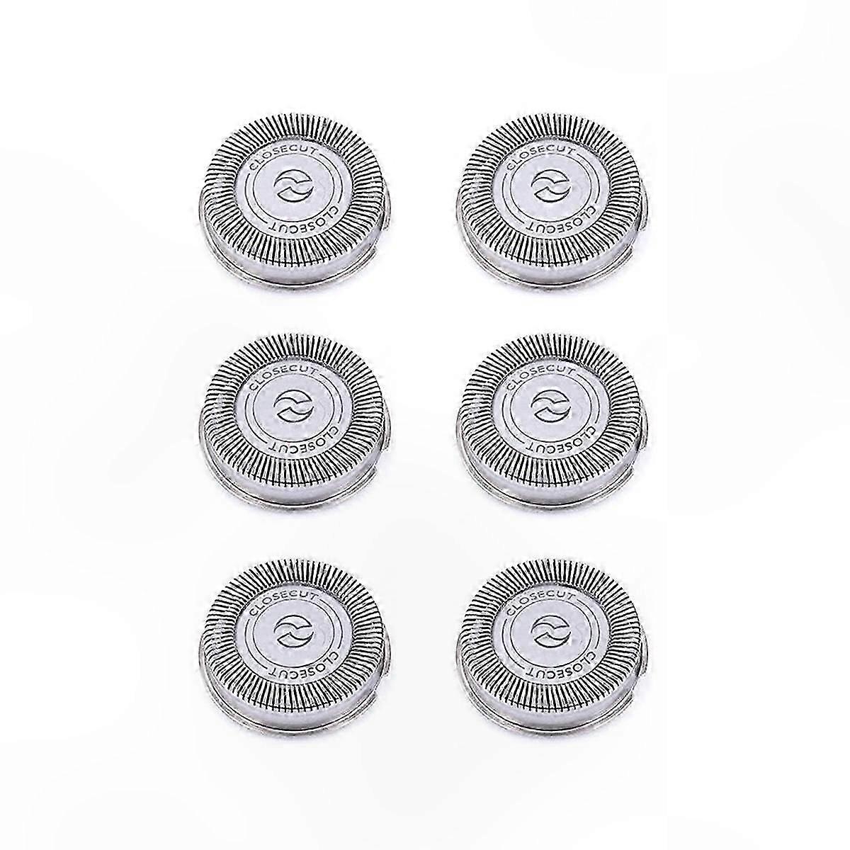 Replacement Shaver Heads for Series 3000, 2000, 1000, S738 - 6 Pack Sharp Durable Blades