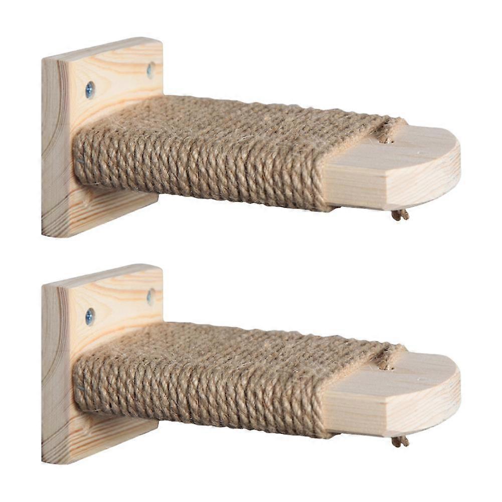 Cat Wall Mounted Furniture Set Cat Climbing Shelf Cat Scratching Post Hammock