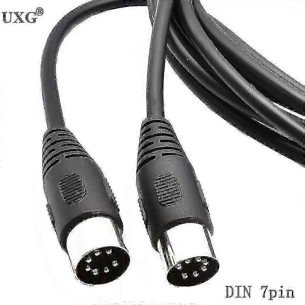 7 Pin Din Midi Cable 7pin Din Male To Male Controller Interface Cable 1m 1.5m 3m