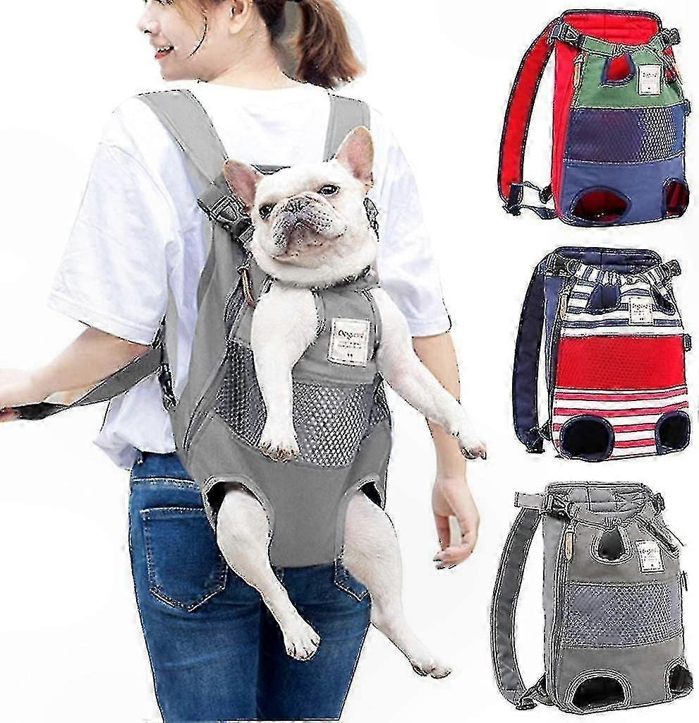 Adjustable Dog Backpack Carrier for Pets Up to 12kg with Comfort Features