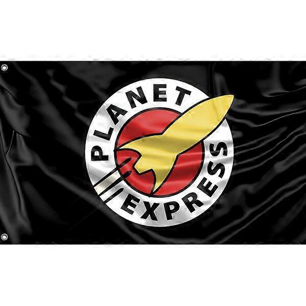 Planet Express Black Flag Pattern 131