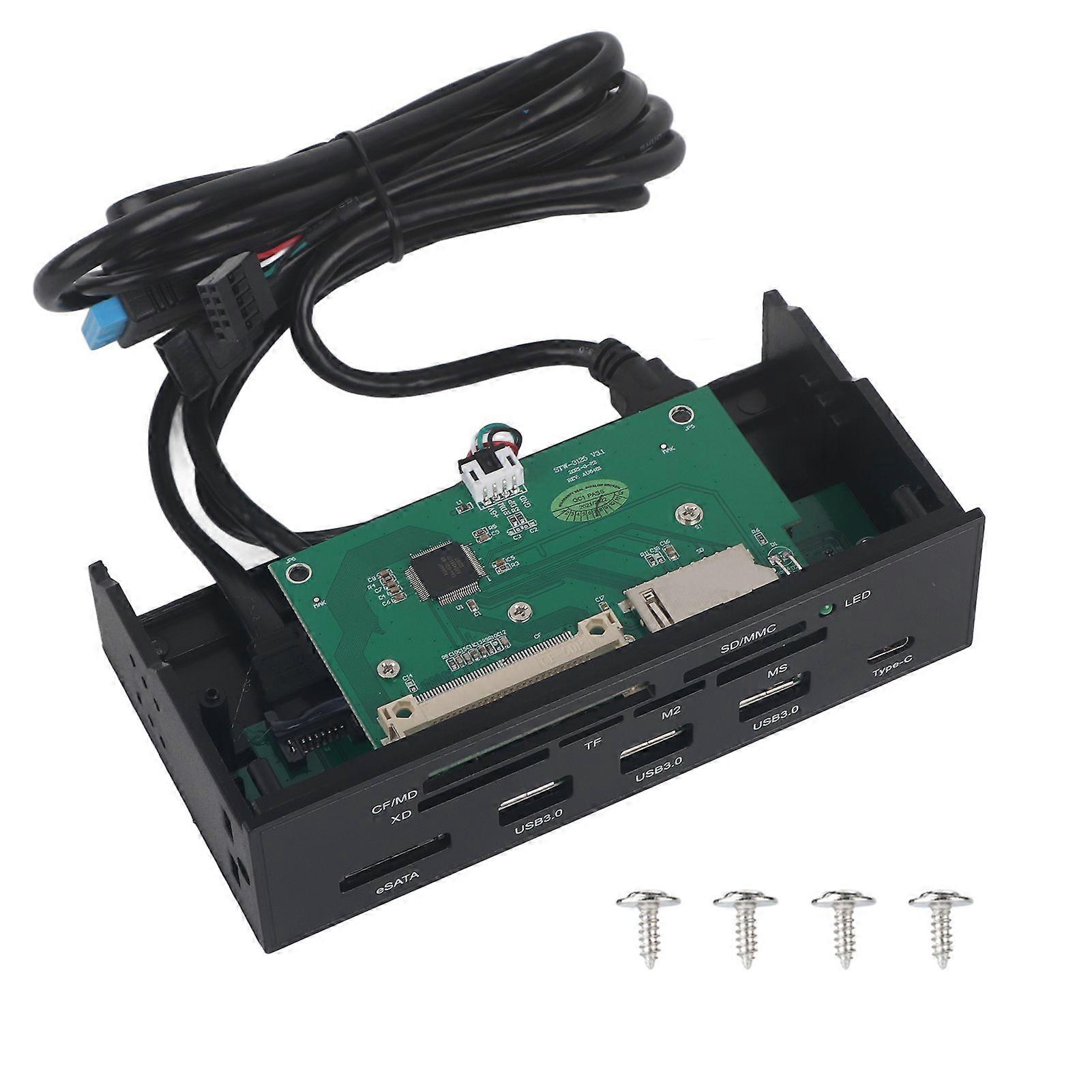 5.25inches Multifunction Internal Card Reader Dashboard PC Front Panel