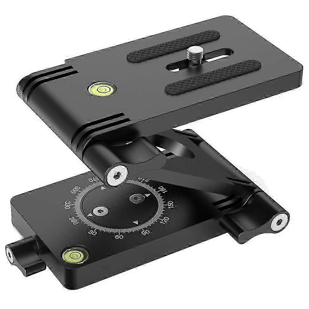 Tripod Head Z Flex Tilt CNC Aluminum Universal Tilt Quick Lock for Cameras