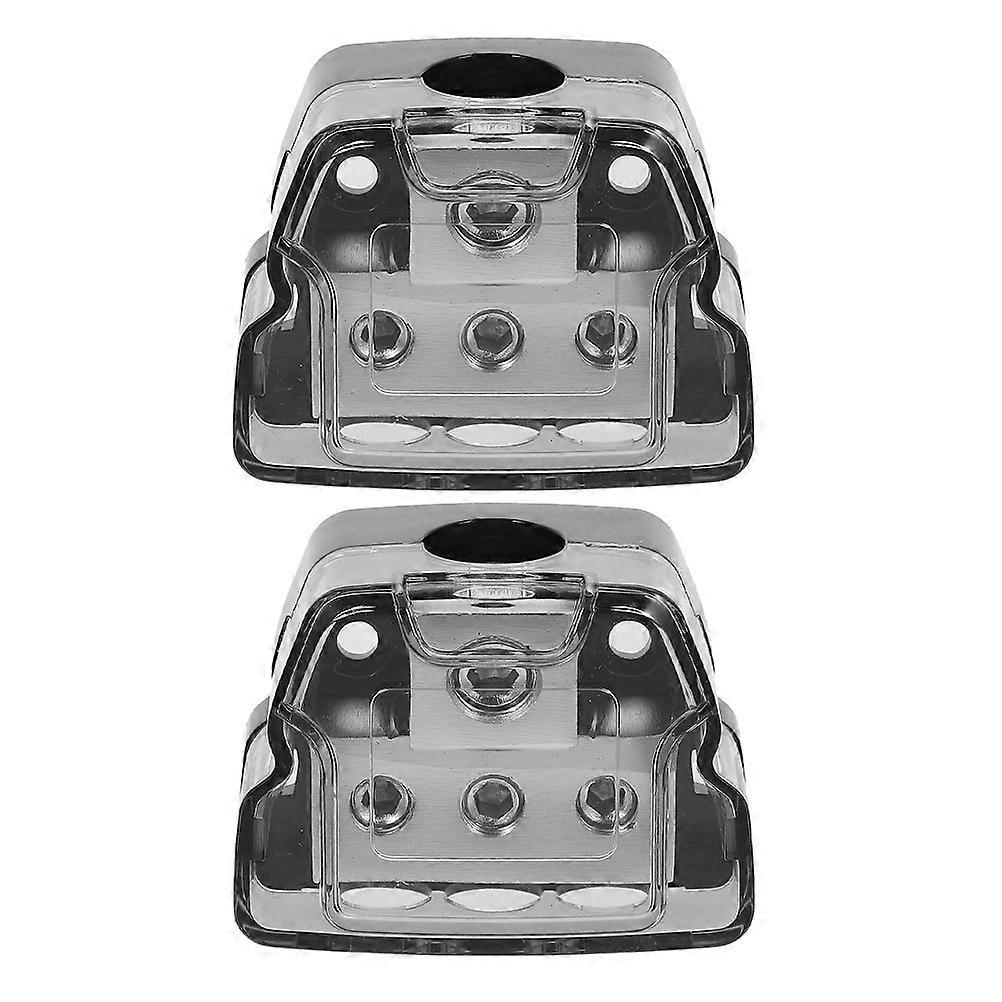 Car Audio Ground Distributor Box for 2Pcs Audio Power Distribution