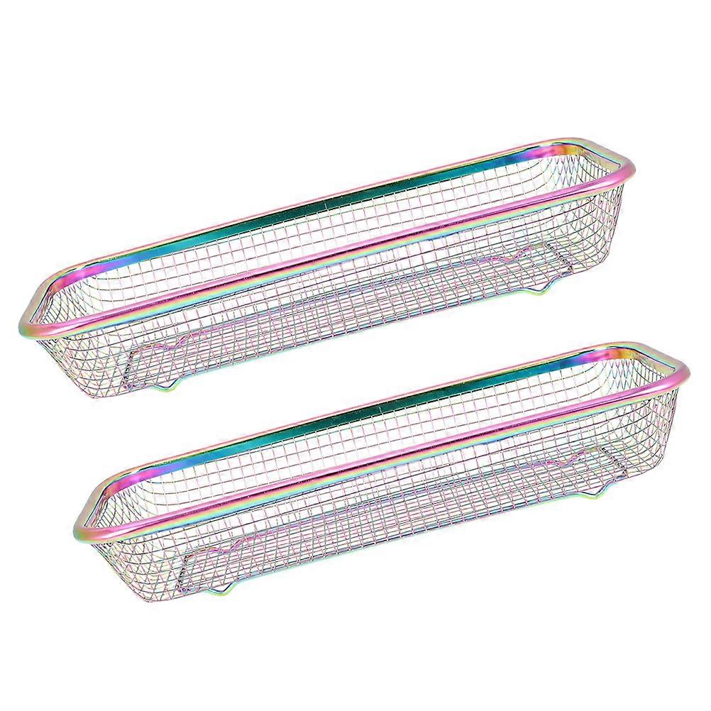 Stainless Chopsticks Basket Multi-Function Utensil Basket for Storage 6Pcs