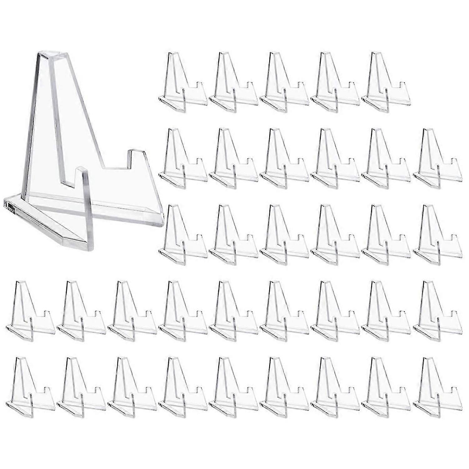Mini Acrylic Easel Display Stand, 36 Packs,