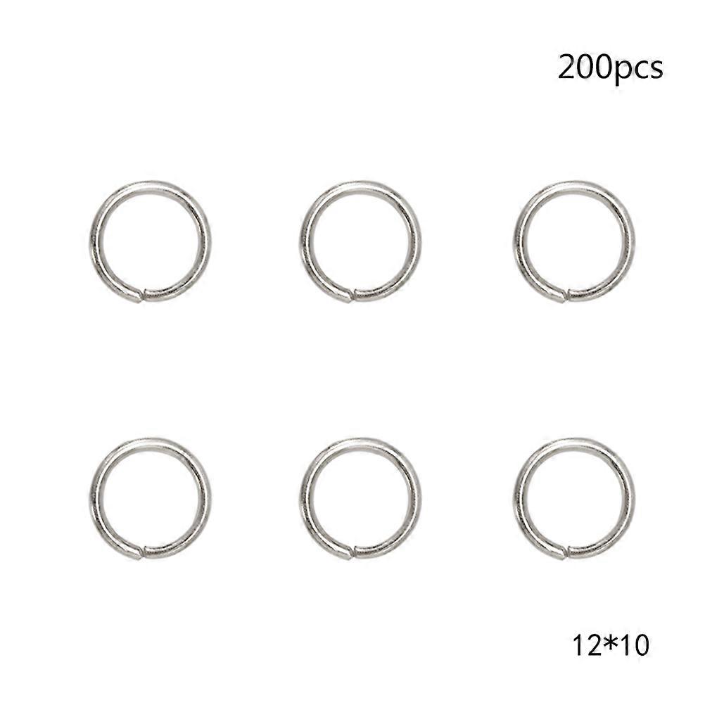 Key Ring Split Circles for DIY Crafts 600Pcs Stainless Steel Silver Tone