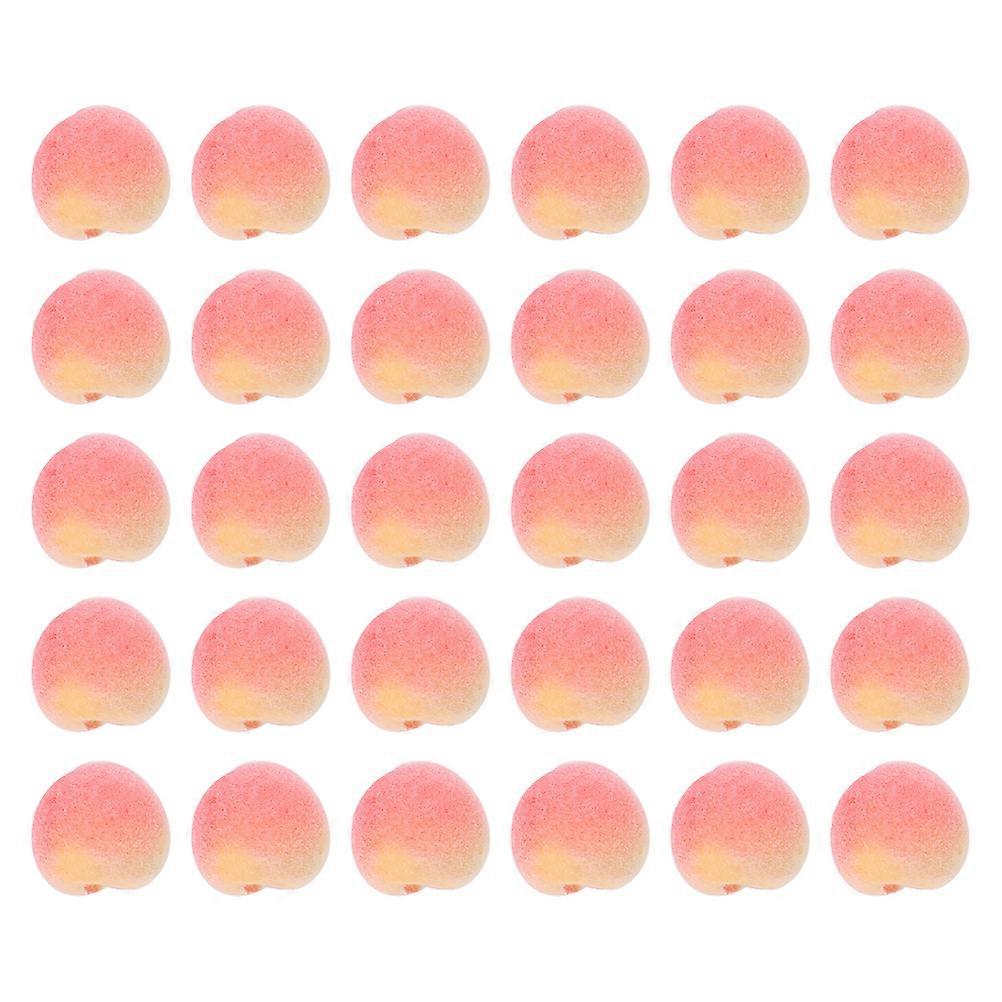 Realistic Fake Peaches Peach Decor for Home 30Pcs Multi-Function Set