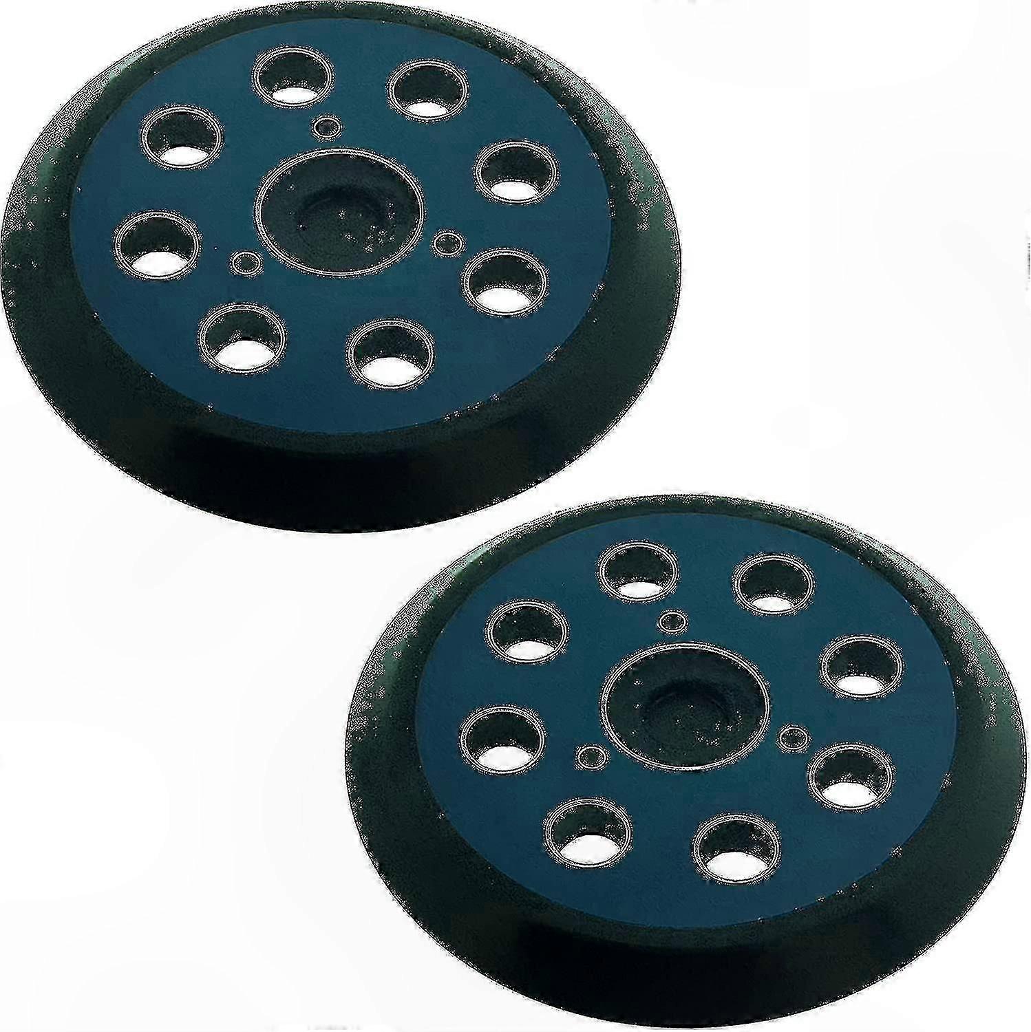 2-Pack 125mm Orbital Sander Pads, 8-Hole Sanding Discs for Multi-Tool Compatibility