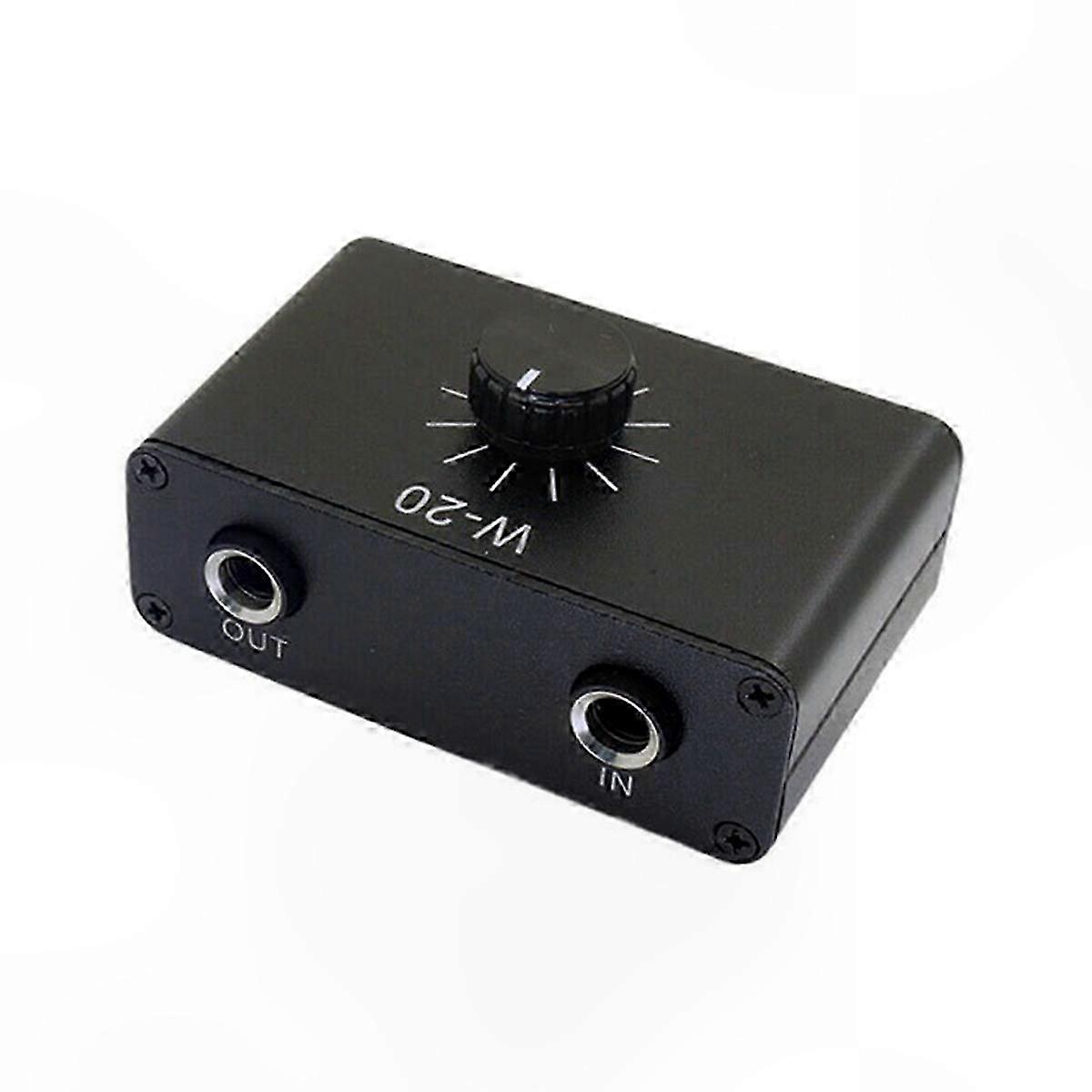 Dynamic Microphone Volume Attenuator Controller with 1/4" TRS 6.35mm Stereo Interface