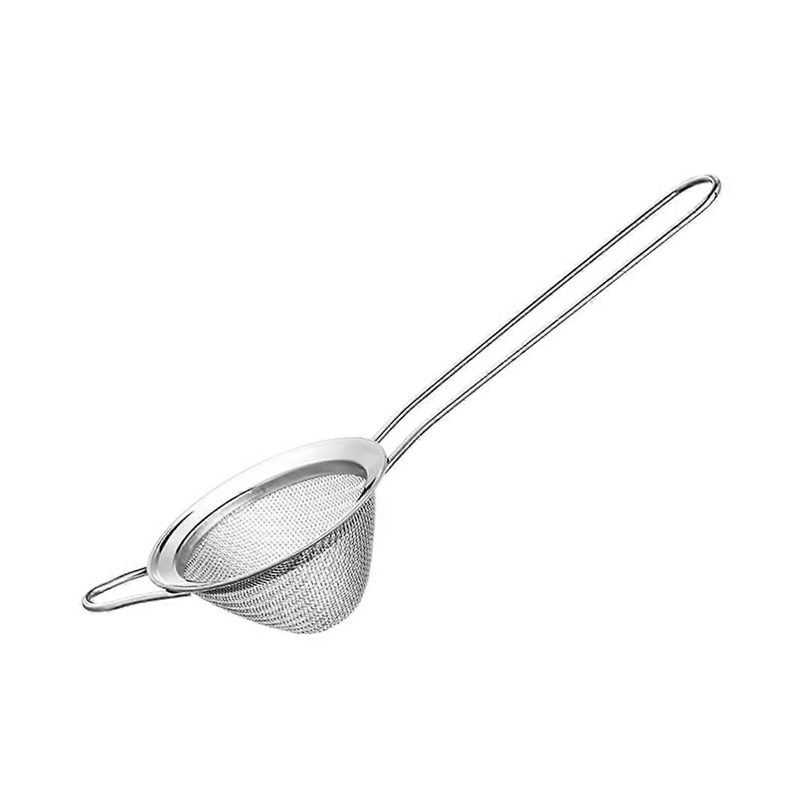 Stainless Steel Fine Mesh Strainer Conical Cocktail Strainer Silver Bar Strainer