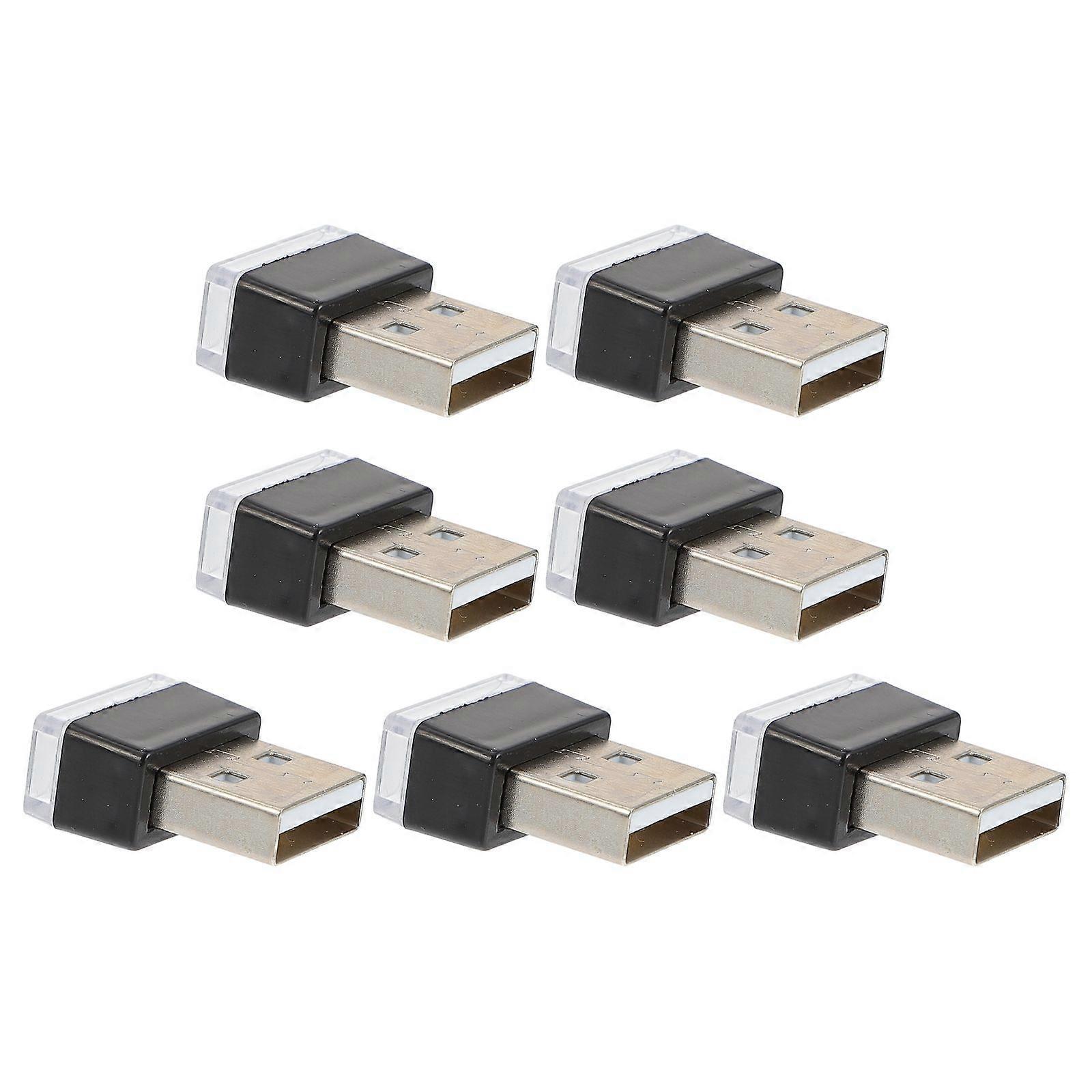 Car Interior USB Lamp for Decorative Lighting with 7Pcs Atmosphere Lights