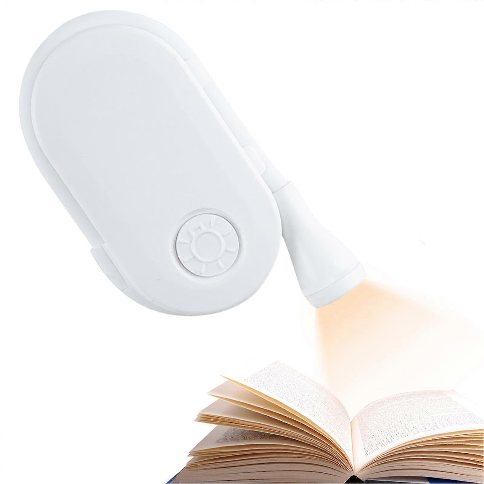 Clip Reading Night Light Eye Care LED Reading Light For Books 3 Color Temperatures 360Degree Flexible Neck
