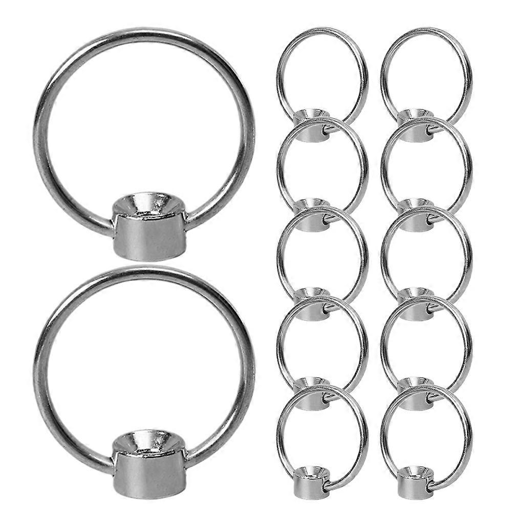 Solid Ring Handle Metal Pull Rings for Chopping Boards 48Pcs Set