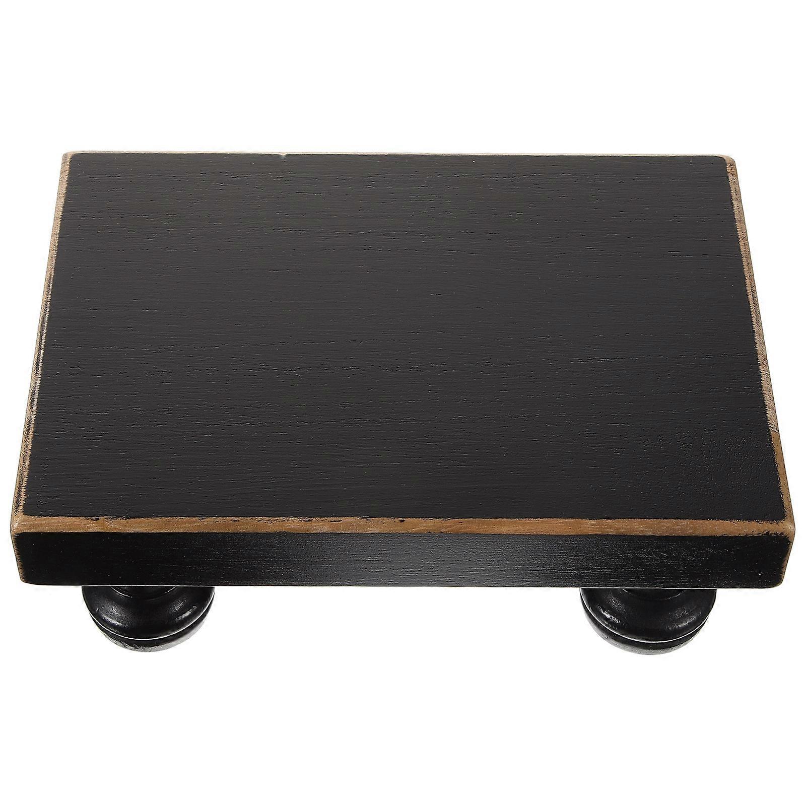 Decorative Wood Display Base Stand for Kitchen and Bathroom Use 3Pcs Perfect for Holding Perfume and Soap