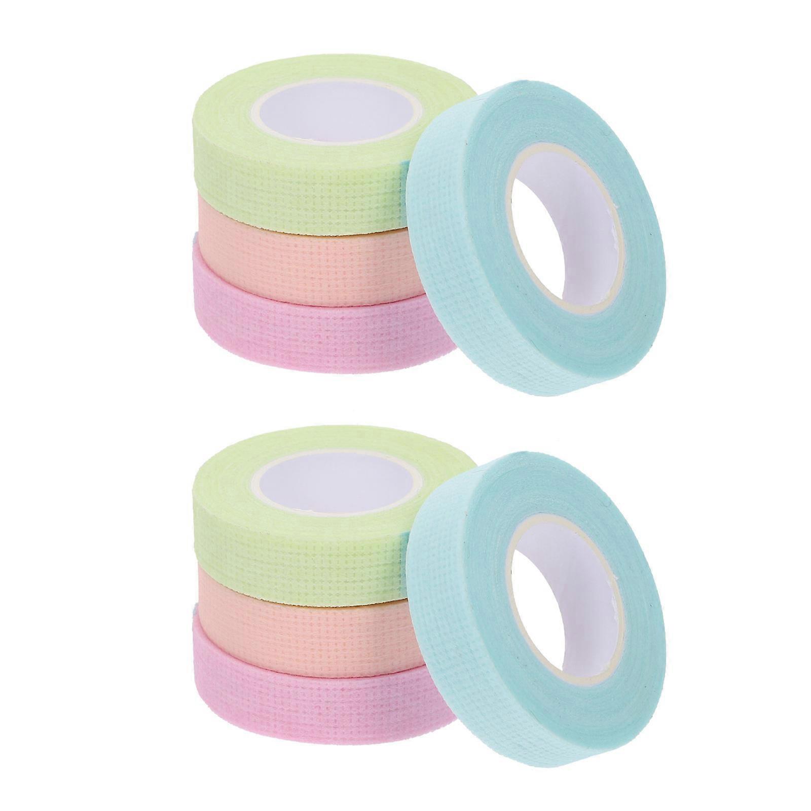 Breathable Eyelash Extension Bands 8 Rolls Disposable Non-Woven Tape