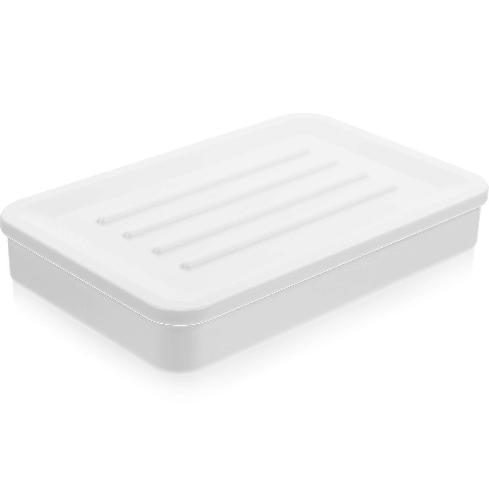 Plastic Stationery Organizer 2Pcs for Storage Large Capacity Multi-Function Pen Box