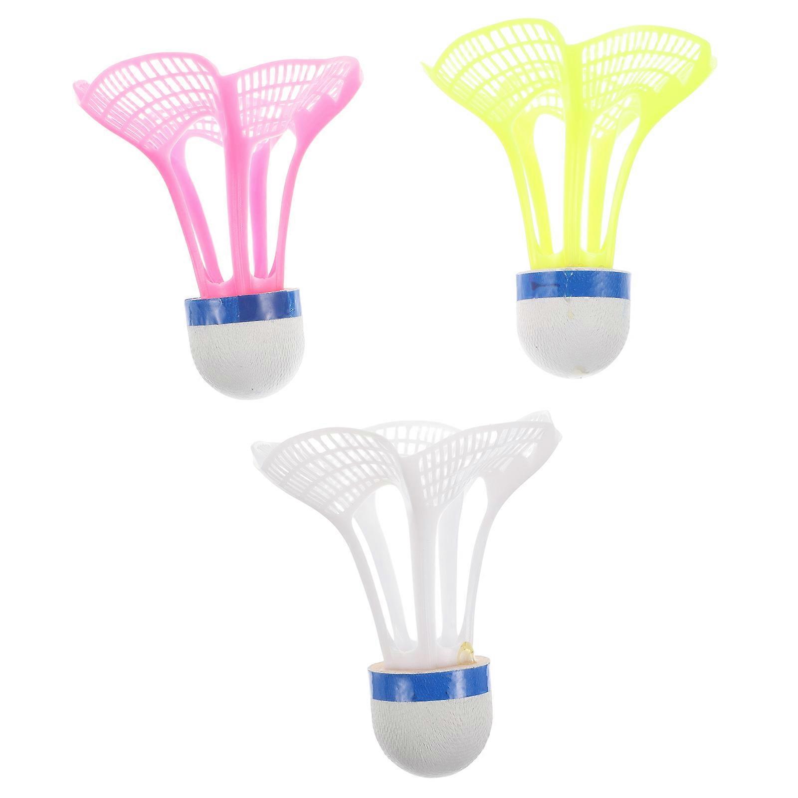 Outdoor Nylon Badminton Shuttlecocks for Training Set of 6 Durable Birdies