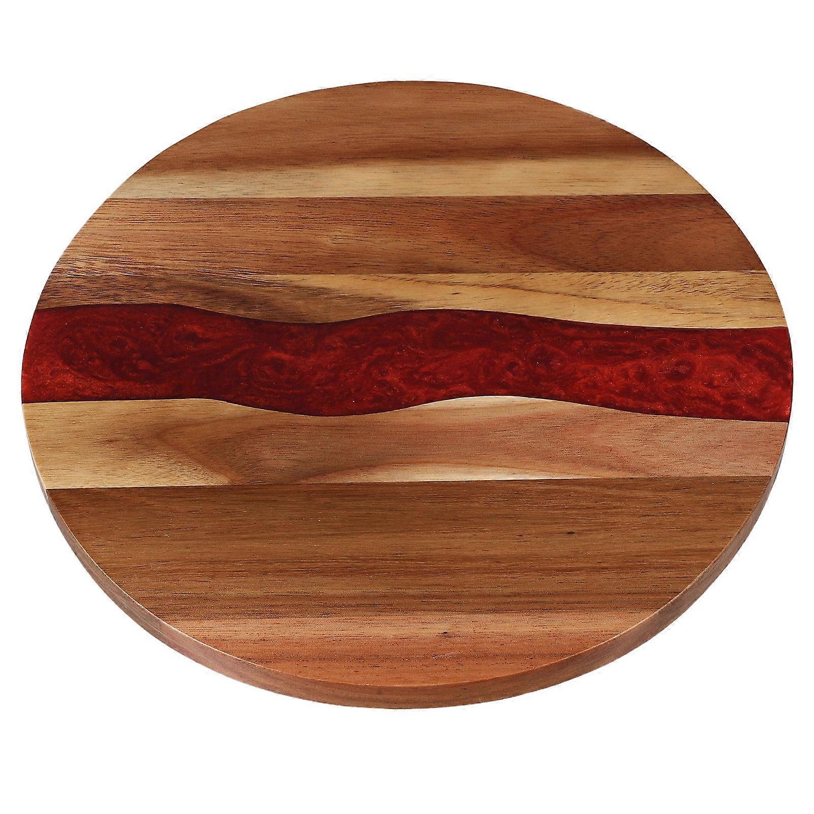 Multi-Functional Round Cutting Board 4Pcs For Meat Bread And Vegetables Ideal For Home Cooking And Serving Food Activities