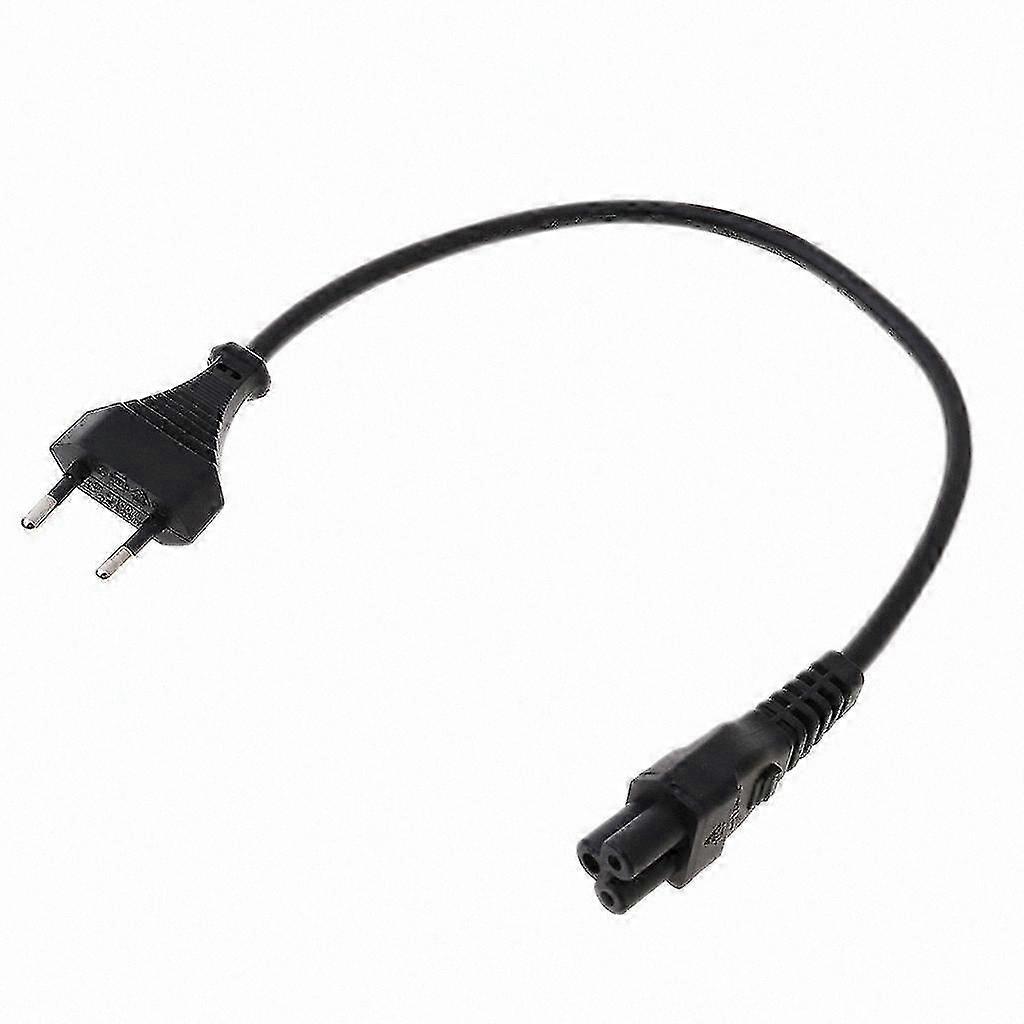 IEC C5 Power Cable 2-Pin to C5 Connector 30cm EU Standard for Laptop Power Supply