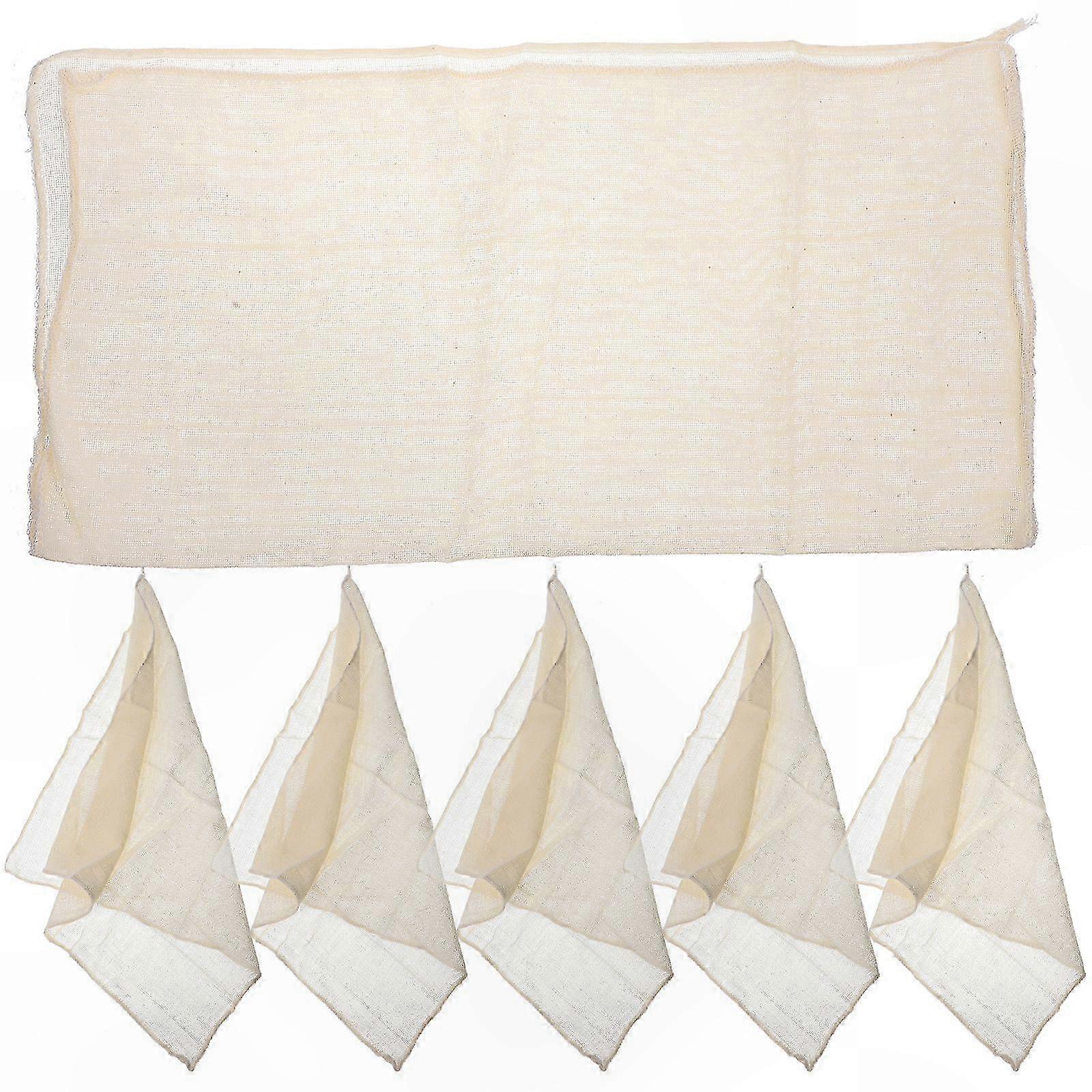 6-Pack Reusable Kitchen Straining Cloth for Tofu and Cheese Making