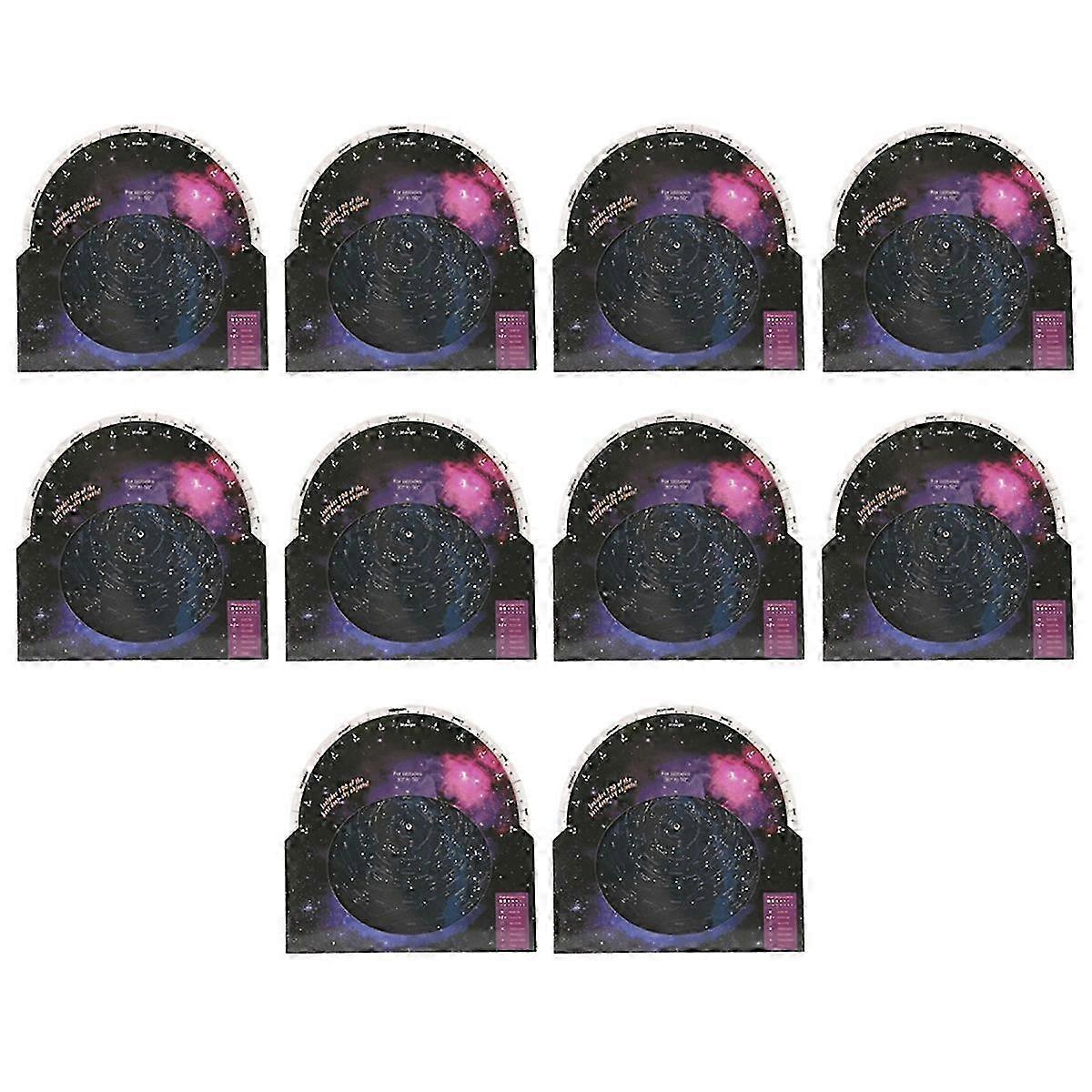 10 Pcs Star Map Rotating Direction Finder Star Maps Efficient Telescope Accessory for 3050 Degrees