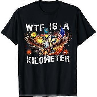Retro WTF är en kilometer rolig patriotisk amerikansk frihetst-t-shirt TX0180