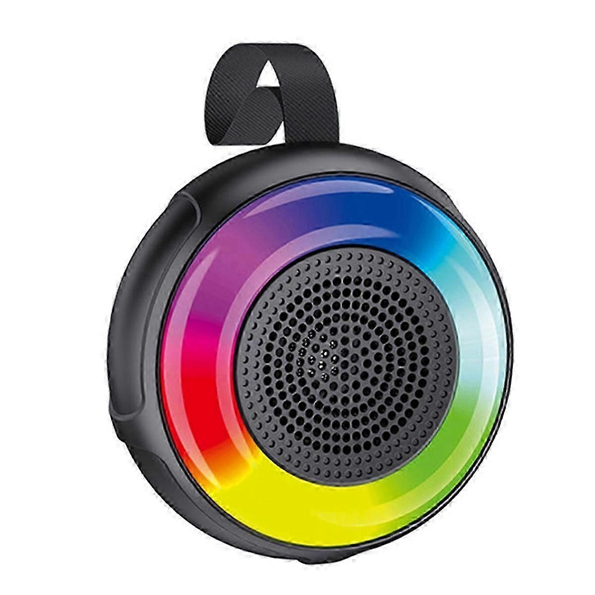 Wireless Bluetooth Speaker Mini Portable RGB Colorful Subwoofer Surround Sound Speaker for PC Phone TV TF Card