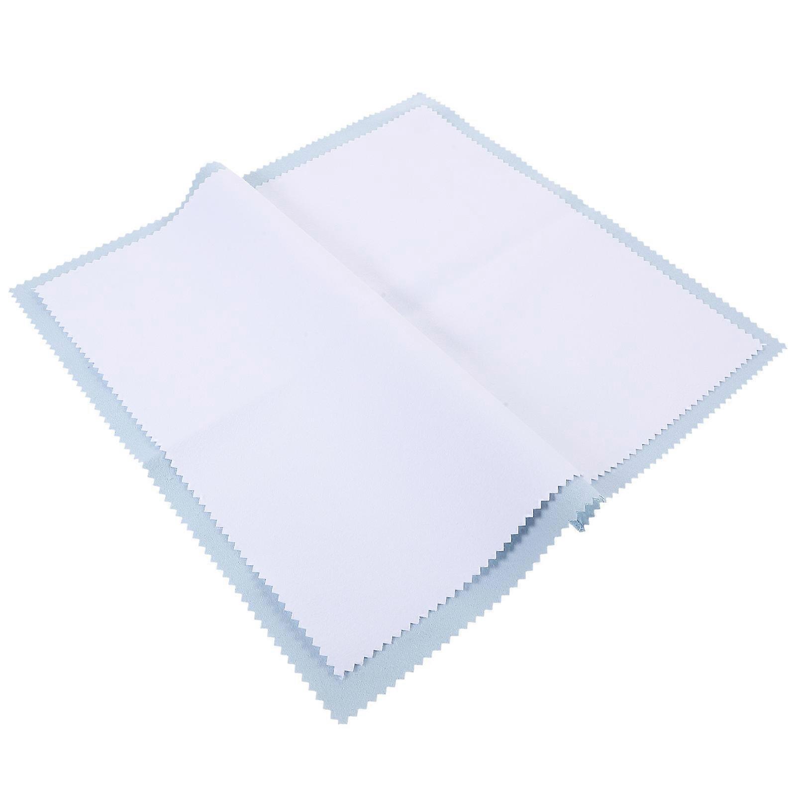Polishing Cloth Jewelry Cleaner Cloth for Cleaning 4Pcs Double-Layer Fabric