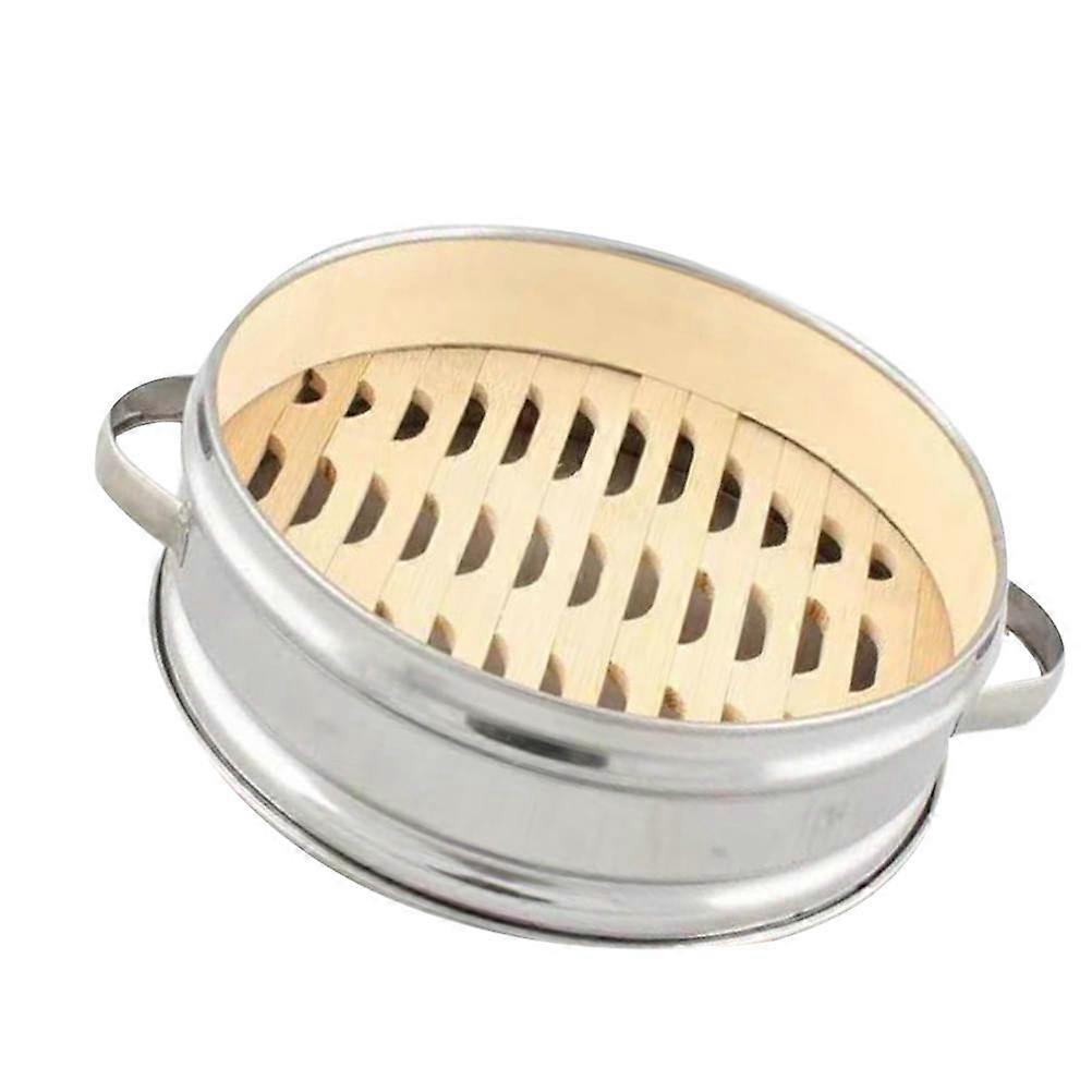 Bambus-Dampfkorb, tragbar, Dampfbox, Küchengerät, 20 x 20 cm, 1 Packung