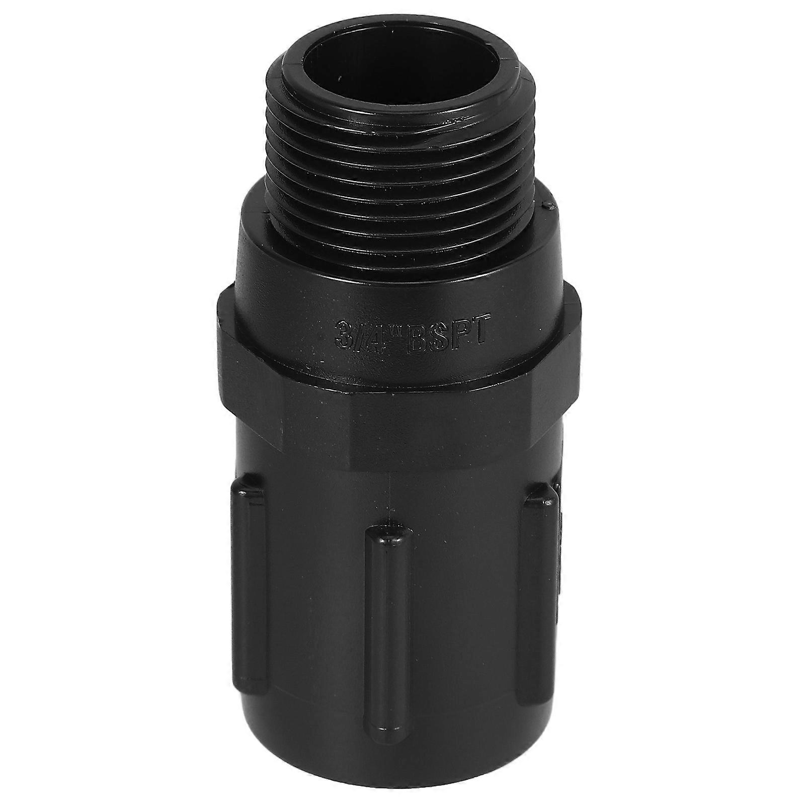 Inline Pressure Regulator Water Black ABS for Irrigation with Consistent 15Psi