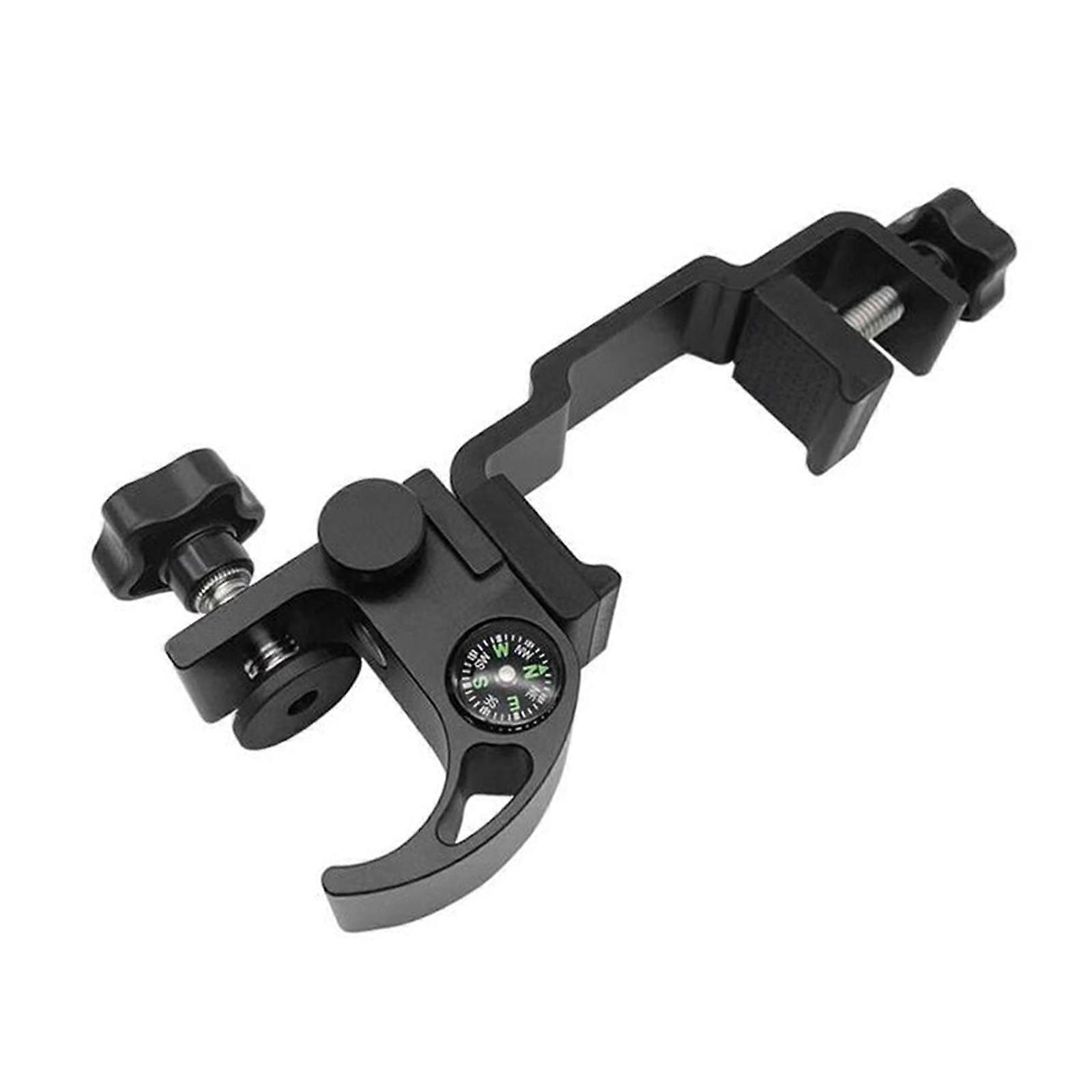 Pole Clamp for for Survey Equipment Pole Holder High Efficiency with Compass