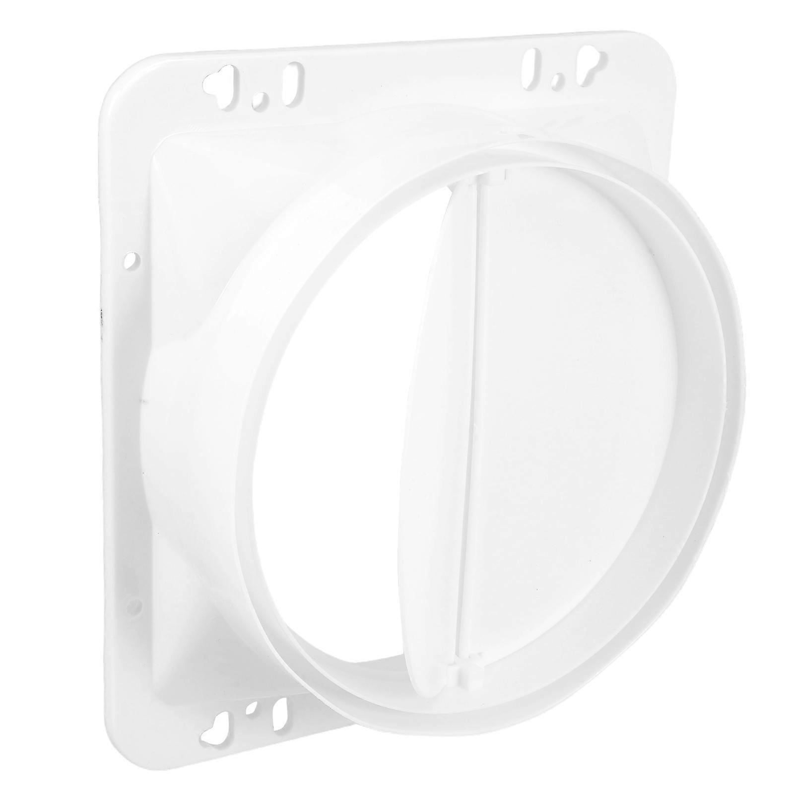 Range Hood Outlet Check Valve for Kitchen Ventilation 3Sets White ABS