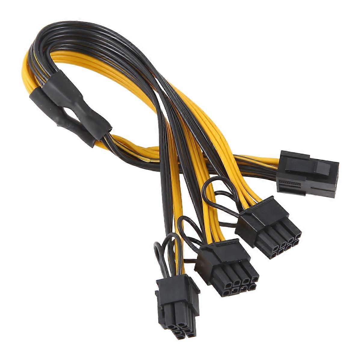 ATX 12V CPU 8 Pin auf 3X 8Pin (6+2) Pin PCI-E Stecker Splitter Power Verlängerung Adapterkabel für Grafik