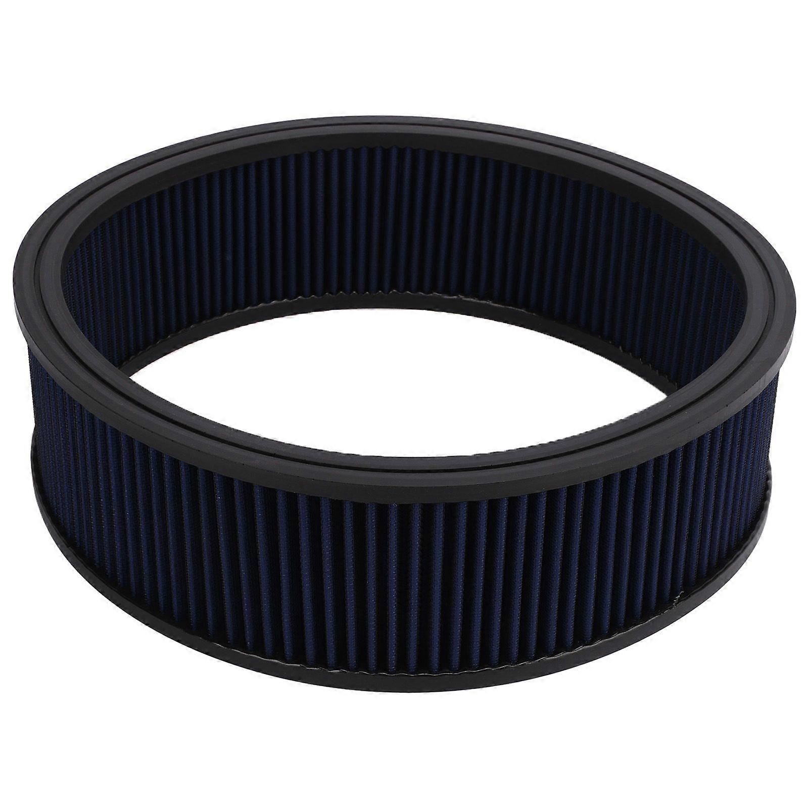 Air Filter Element High Flow Washable Reusable Round Air Filter Cleaner Element Replacement for Ford Blue