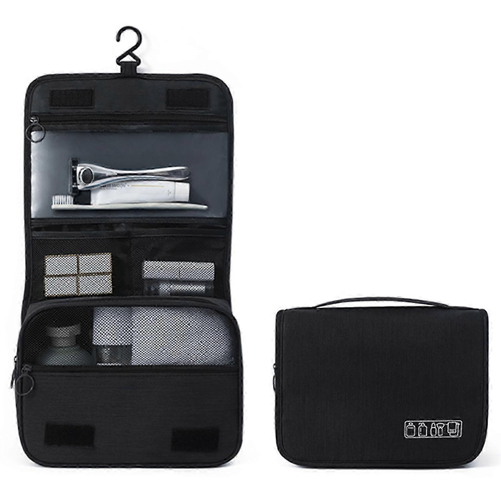 Terylenes Travel Toiletry Storage Package Dry Wet Classification Travel Storage Bag for Outdoors