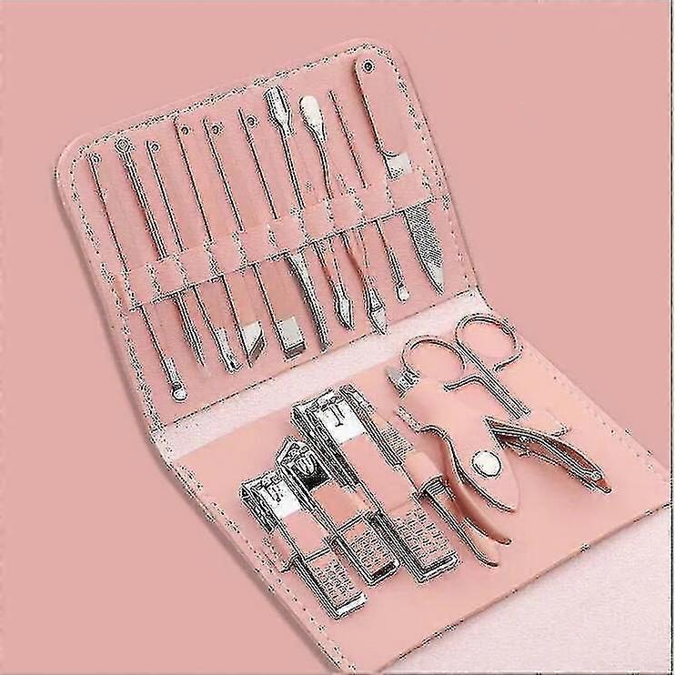 16pcs Stainless Steel Nail Clipper Tool Kit
