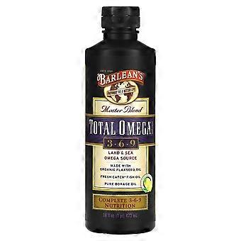 Barlean's, Master Blend, Total Omega® 3 · 6 · 9, Lemonade, 16 fl oz (473 ml)