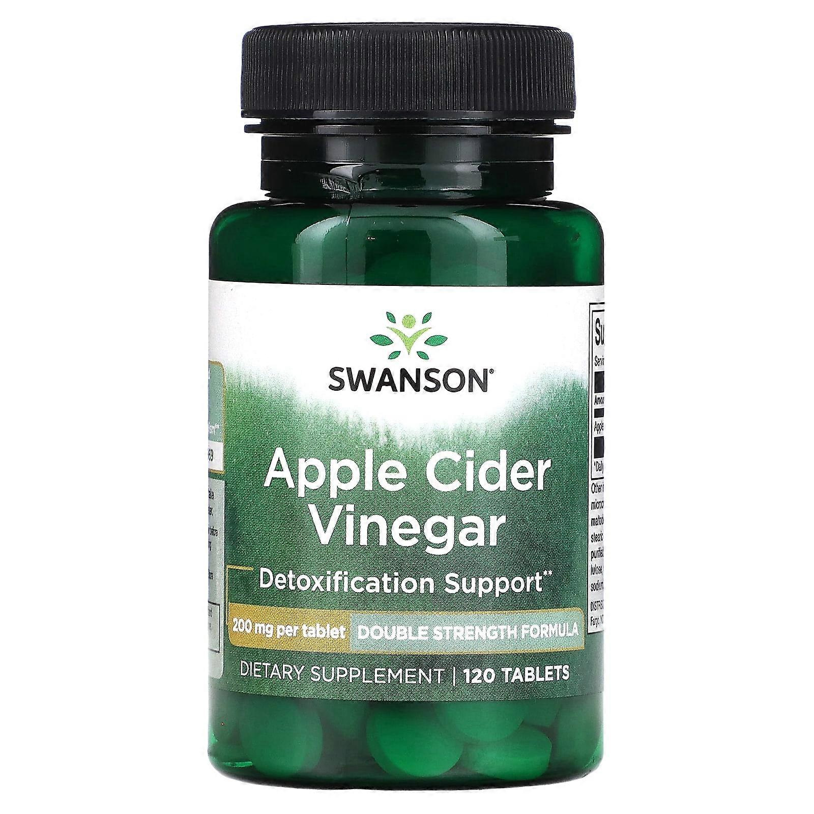 Swanson, Apple Cider Vinegar, 200 mg, 120 Tablets