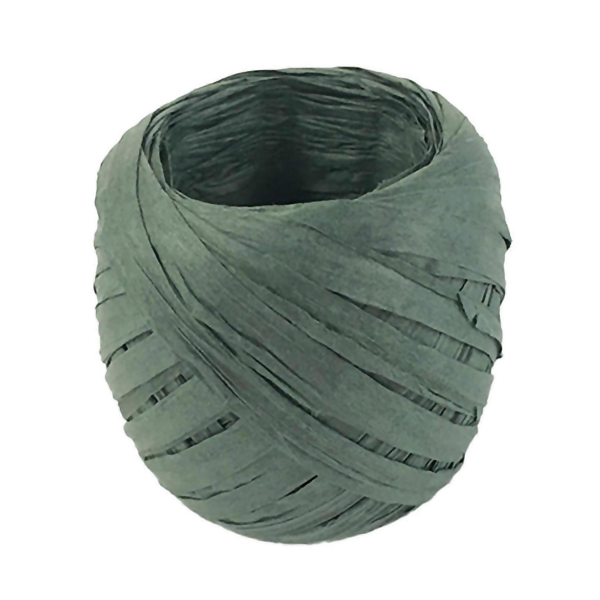 For 1 Roll Paper Ribbon Wearresistant Multipurpose 17 Colors Raffia Ribbon Paper Rope For Gift Jikai