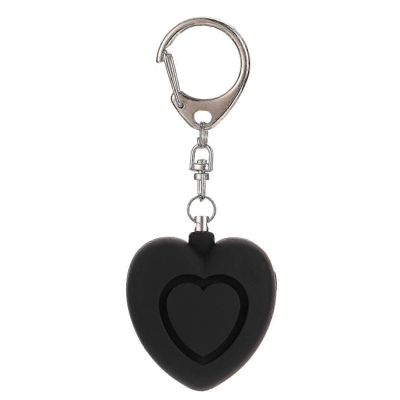 Safe Sound Personal Alarm Heart Shaped Personal Security Alarm Keychain with Lights