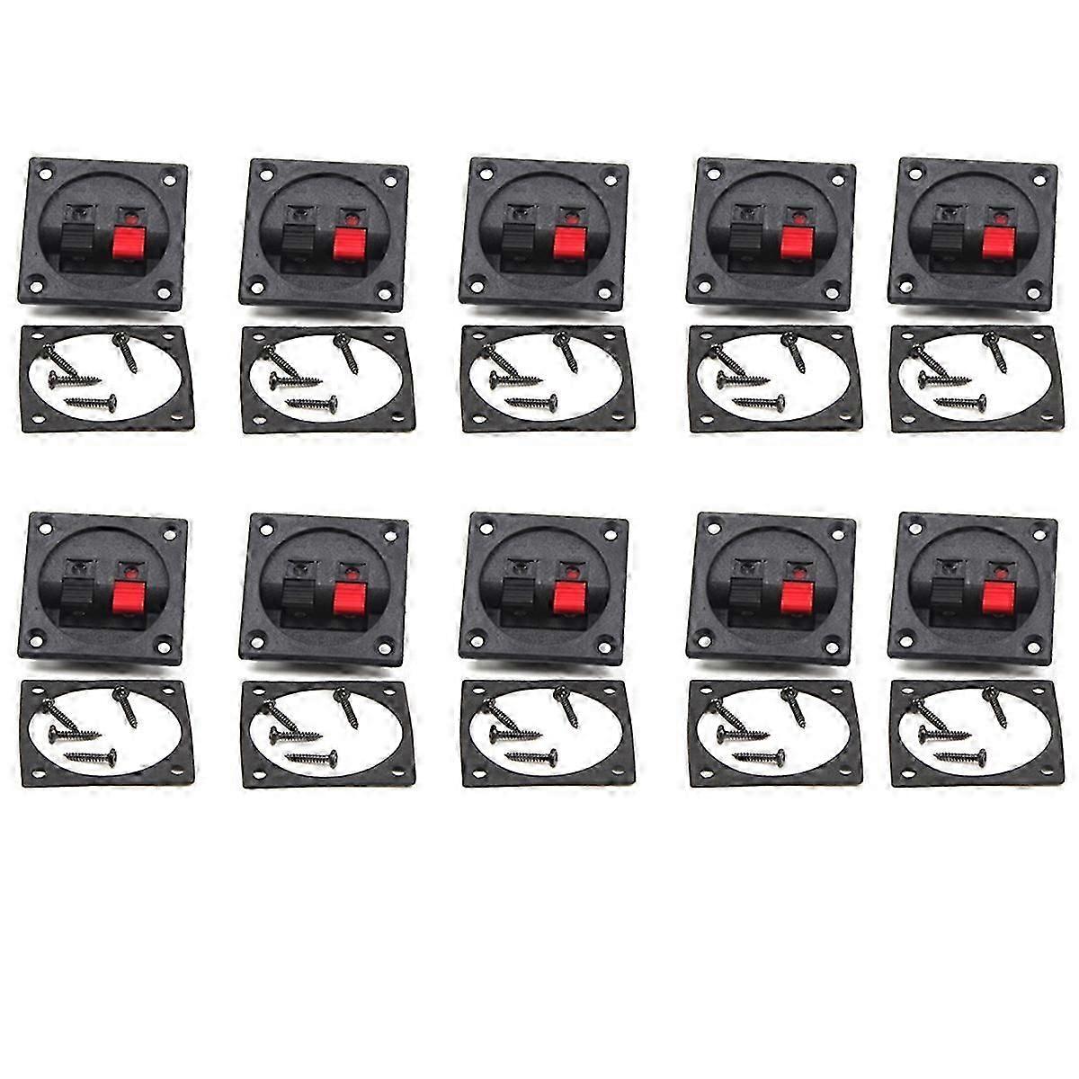 Speaker terminal board connector plates 10pcs for audio system and DIY projects