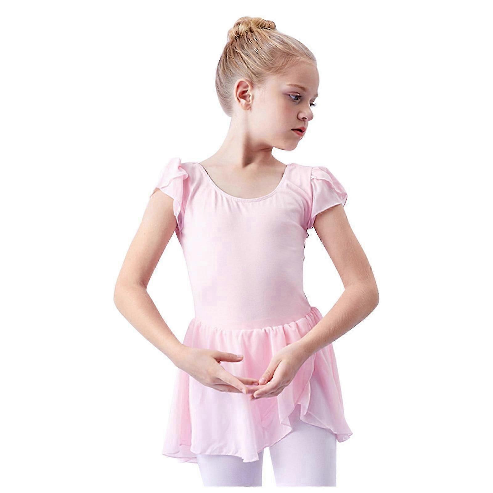 Toddler Girls Ballet Dresses Leotards with Skirt Dance Dress Ballerina Tutu Outfit