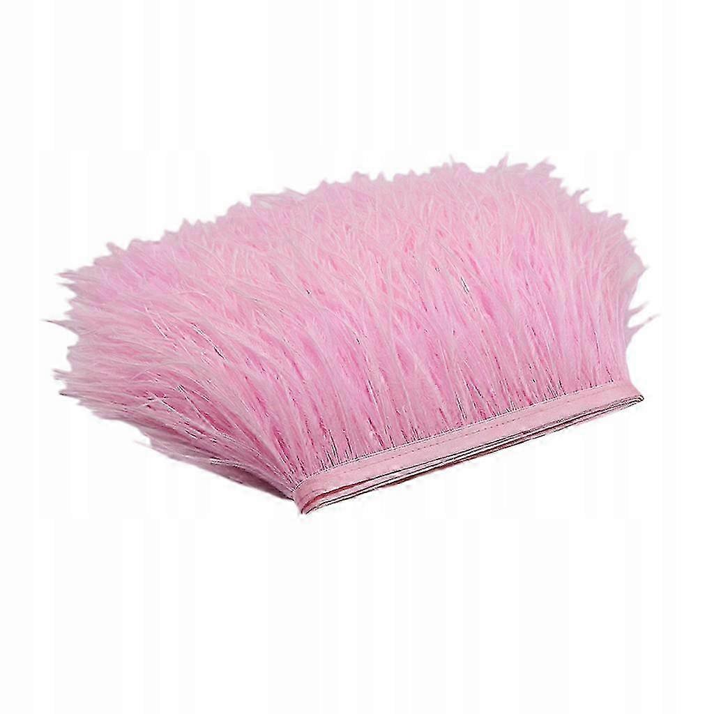 Ostrich Feather Fabric With Feathers 1 -