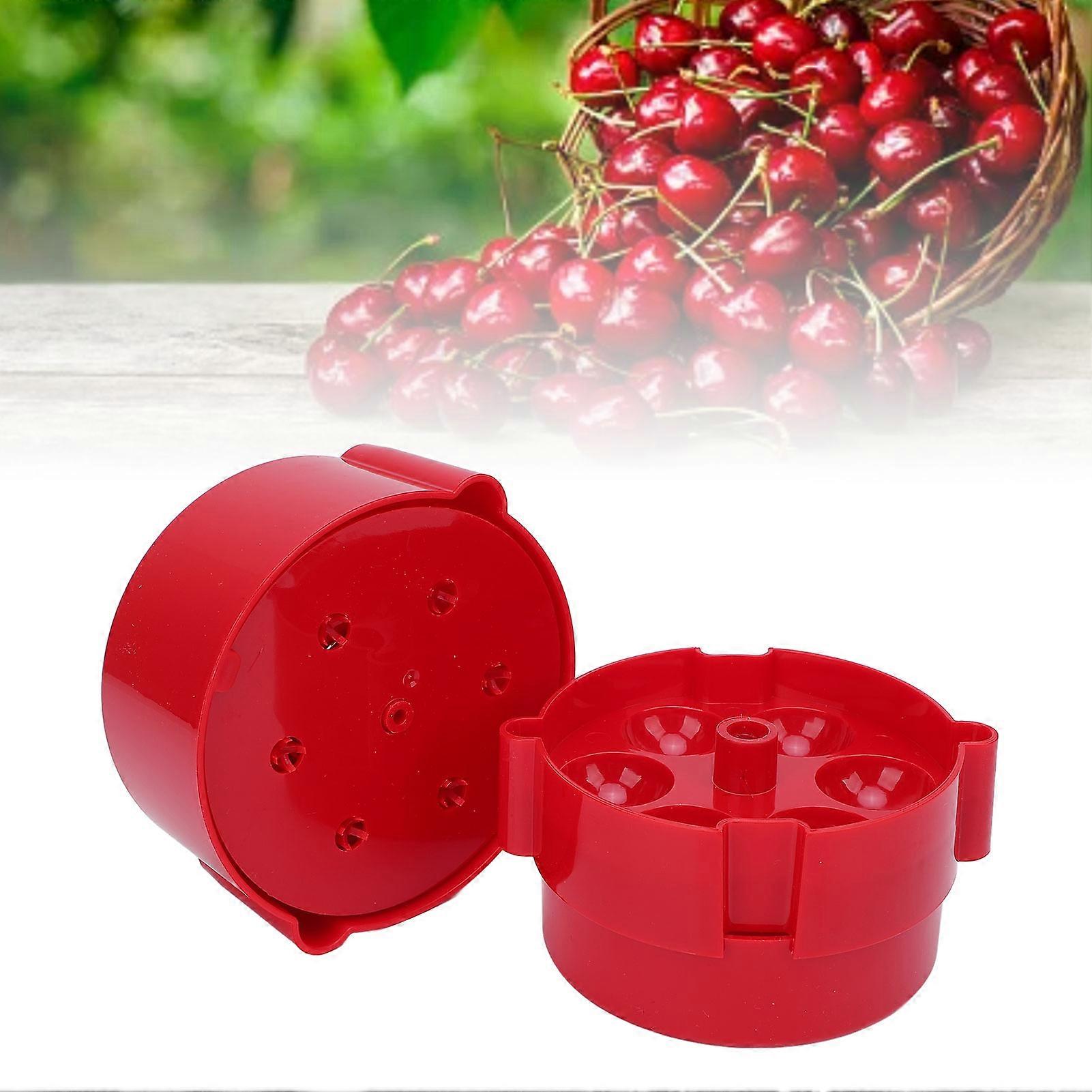 Cherry Pitter Corer ABS Labor Saving Multiple Cherries Seed Remover Tool for Making Cherry Jam Style 1 