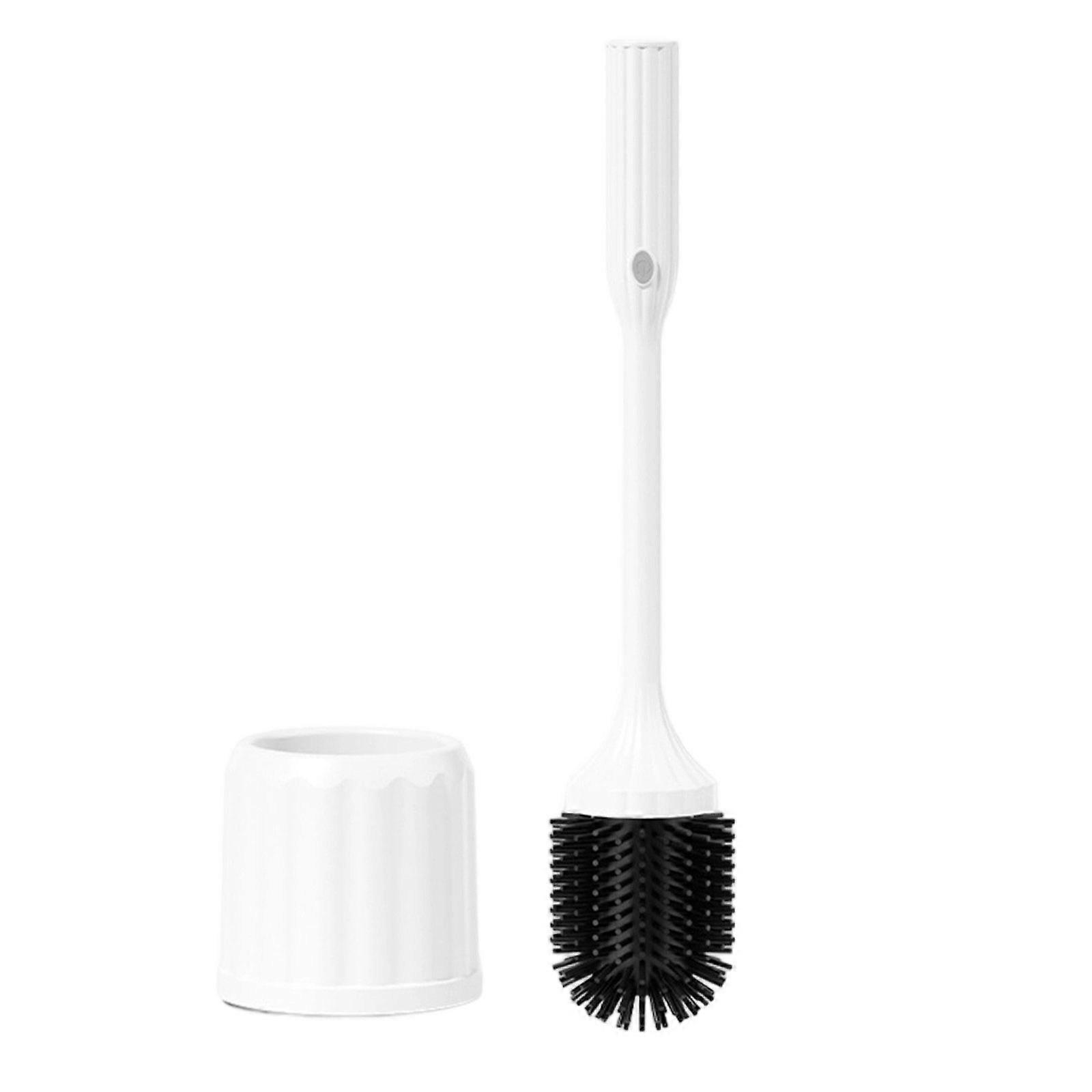 Electric Toilet Brush Advanced Motorized System Easily Removes Stubborn Stains Home Office Usage Multicolor